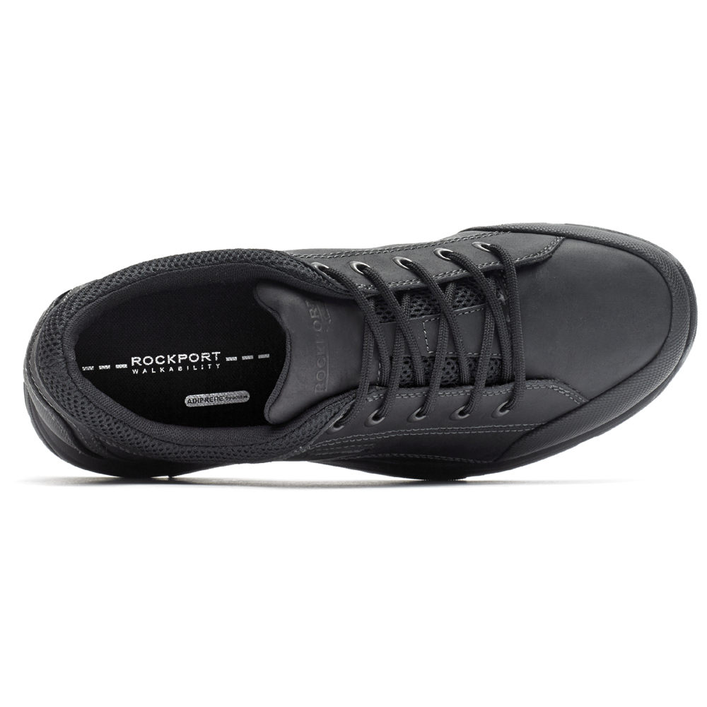 Rockport Sneakers For Mens Black - Chranson Lace-Up - YA1802934